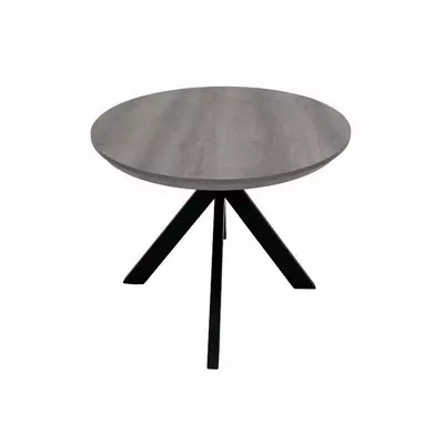 Hattan Oval Dining Table - Grey